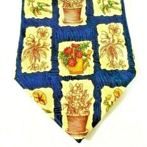 Bernard Mens Dress Suit Neck Tie 100% Silk Novelty